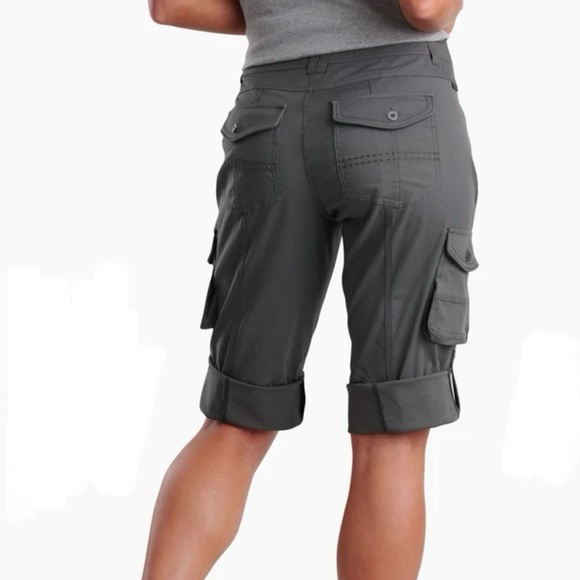 KÜHL Women’s Resistor Air Roll-up Short  13”Inseam Sawdust Size 4 - Picture 1 of 9